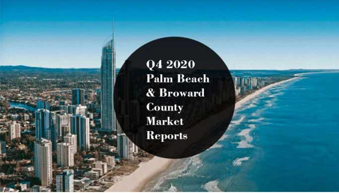 Q3 2020 Market Reports –  Palm Beach and Broward Counties
